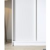 Bílá šatní skříň s posuvnými dveřmi Biancco - 180 cm
