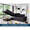 Rohová sedací souprava Loreto - Inari 96 úložný prostor