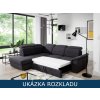 Rohová sedací souprava Loreto - Inari 96 rozklad