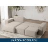 Rohová sedačka do L Lea - Béžová 02