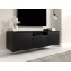 Závěsný TV stolek Logan 150 cm - Černá