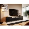 TV stolek Logan 180 cm - dub Artisan/Černá