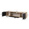 TV stolek Logan 180 - Černá - 14 cm nožky