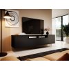 Komoda rtv czarna wisząca