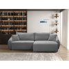 Rohová sedací souprava Molly - Šedá 89 pravá