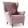 Růžové křeslo ušák