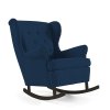 Pohodlné houpací křeslo - modrá