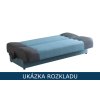 Rozkládací pohovka - rozklad
