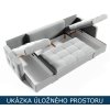Sedací souprava do U - úložný prostor