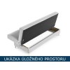 Pohovka s úložným prostorem - úložný prostor
