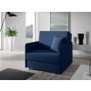 Rozkládací křeslo do obývacího pokoje - modrá