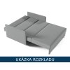 Rozkládací pohovka - rozklad