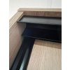 Šatní skříň se zrcadlem a posuvnými dveřmi Lanko - 150 cm detail 3