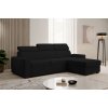 Rohová sedací souprava - černá