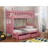 Patrová postel pro holky s širokým lůžkem
