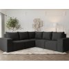 Rohová sedací souprava Lea - Černá 135
