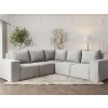 Rohová sedací souprava Lea - Světle šedá 22
