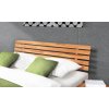 Postel z masivu buk BIGOLI - 180x200 (Laťkový rošt Laťkový rošt / 90x200 cm 2 ks - 14 lamel)