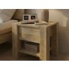 Noční stolek z masivu dub Sonoma
