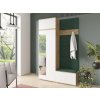 Moderní předsíňová stěna Sevilla 2 bílá/dub Artisan