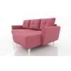 Rozkládací sedací souprava do L Monet - růžová