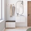 Předsíňová stěna Bianco 7 - moderní lavice a věšák na bundy