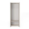 Otevřená šatní skříň Rayo 70 cm s policí a šatní tyčí