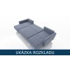 Sedačka do U Monet – rozkládací funkce na lůžko