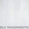Bílá transparentní