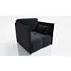 Rozkládací křeslo s úložným prostorem Nessa 1 - černá