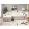Světle béžová sedací souprava do L
