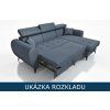 Sedačka do L - rozklad