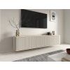 Závěsný TV stolek Trenza 200 cm - kašmír/dub