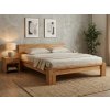Dubová manželská postel 180x200 Montana Rustika