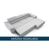 Ukázka rozkladu sedačky do L