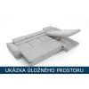 Úložný prostor rozkládací sedačky Atila