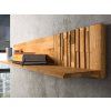 Dubová nástěnná police do obýváku Tramonto