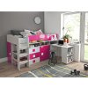 Patrová postel Toledo 1 růžová
