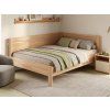 Rohová zvýšená postel Tina - dvoulůžko