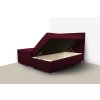 Boxspring s úložným prostorem Silver - fialová