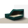 Boxspring Silver - tyrkysová