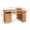 Dřevěný psací stůl s šuplíky