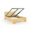 Prodloužená postel z masivu borovice Arhus s úložným prostorem