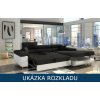Rohová rozkládací sedačka Armando ROZKLAD