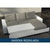 Rohová rozkládací sedačka Negro rozklad