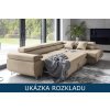 Rohová rozkládací sedačka Anton rozklad sedačky