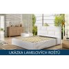 Čalouněná postel Latina lamelové rošty