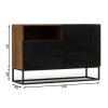 Moderní komoda Avorio 120 cm - černá