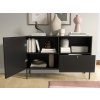 Moderní komoda Lanzzi 120 cm - černá