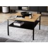 Konferenční stolek Lanzzi - dub/černý